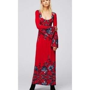 FREE PEOPLE | midnight garden maxi dress